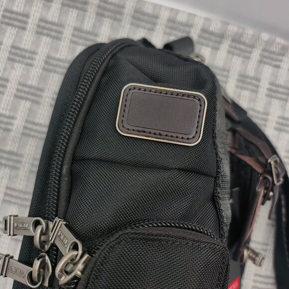 NWT Tumi Alpha Bravo Monterey Black Anti-Theft Sling | Tactical Crossbody Bag - Picture 8 of 10